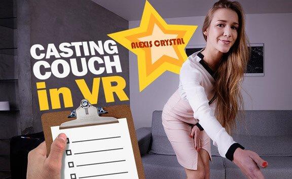 Casting Couch VR - Shaved Solo Model Toying