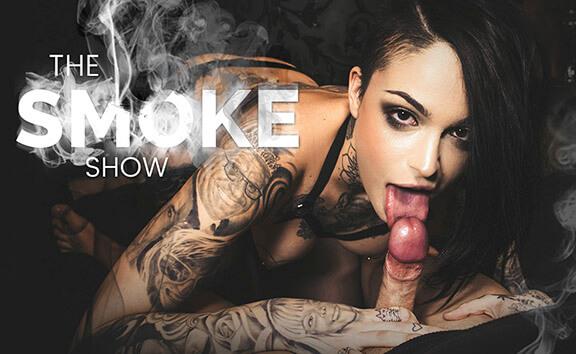 The Smoke Show - Tattooed Babe in Lingerie Rides