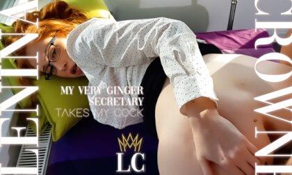 My Very Ginger Secretary Takes My Cock