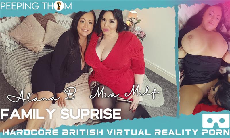 F*mily Suprise Huge Tits British BBW Lesbian