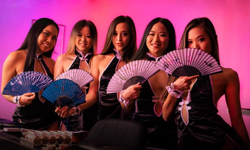 Asian Delight Royal Flush - Group Sex with Five Pornstars Ultra HD Reverse Gangbang