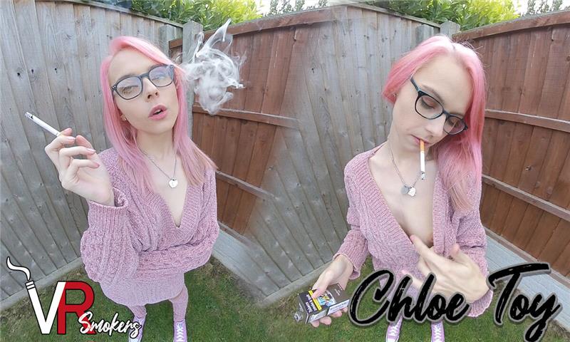 Chloe Toy - Smoking In The Garden Sexy Pornstar Softcore Solo
